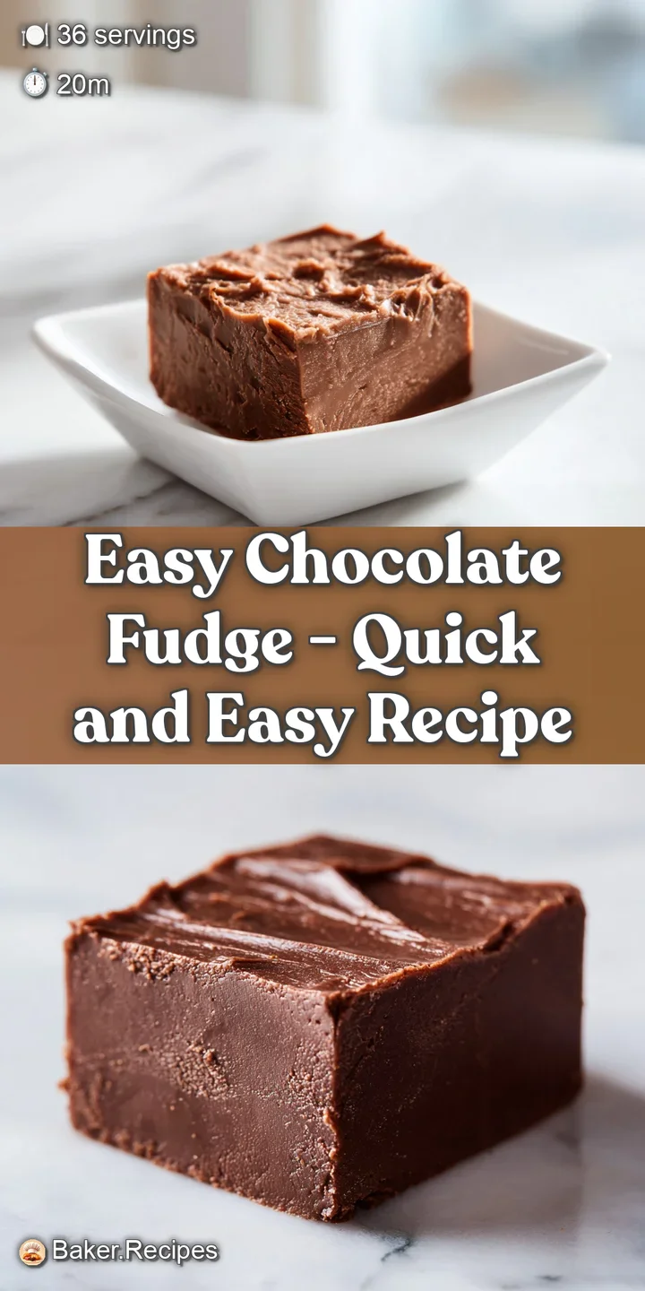 A close-up reveals the ultra-creamy texture of dark chocolate fudge, melting slightly at the edges.