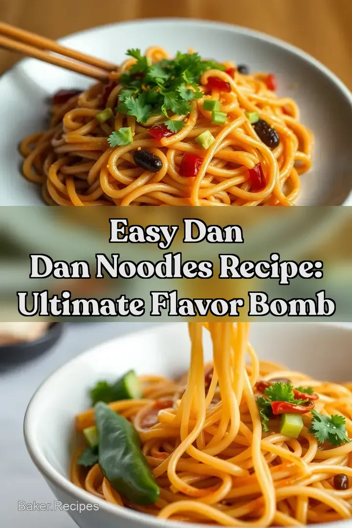 Easy Dan Dan Noodles Recipe: Ultimate Flavor Bomb