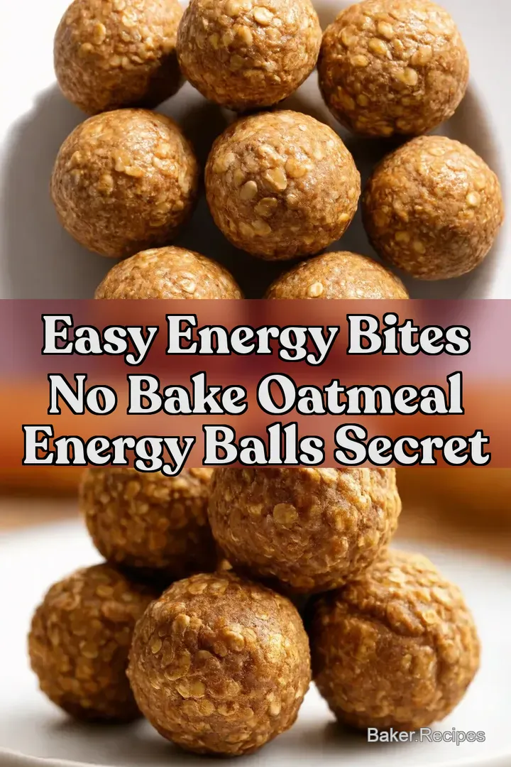 Easy Energy Bites No Bake Oatmeal Energy Balls Secret