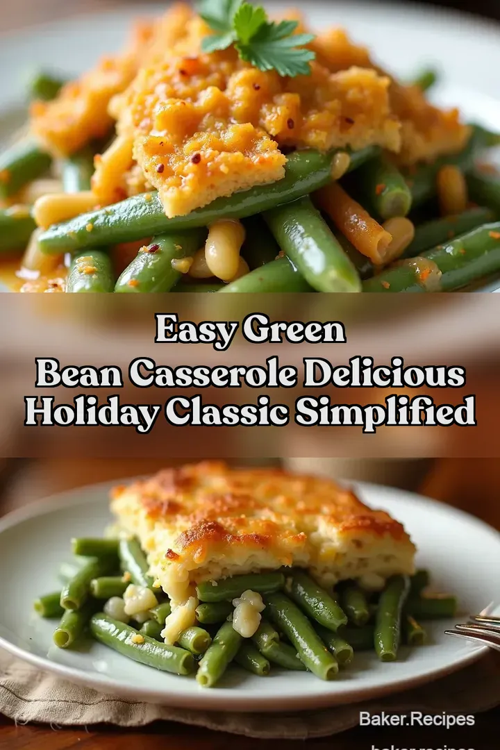 Easy Green Bean Casserole Delicious Holiday Classic Simplified