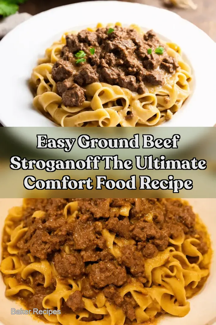 Easy Ground Beef Stroganoff The Ultimate Comfort Food Recipe