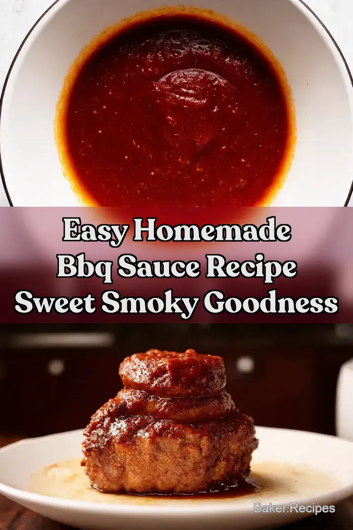 Easy Homemade BBQ Sauce Recipe Sweet Smoky Goodness