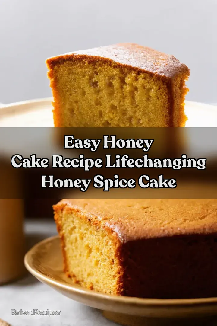 Easy Honey Cake Recipe LifeChanging Honey Spice Cake