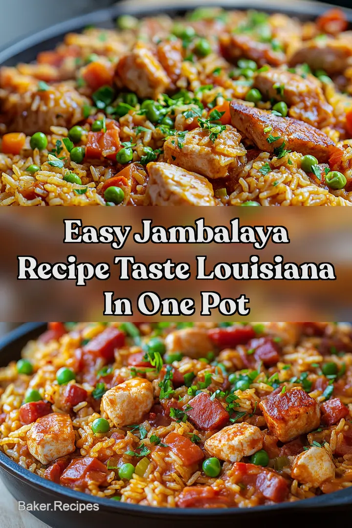 Easy Jambalaya Recipe Taste Louisiana in One Pot