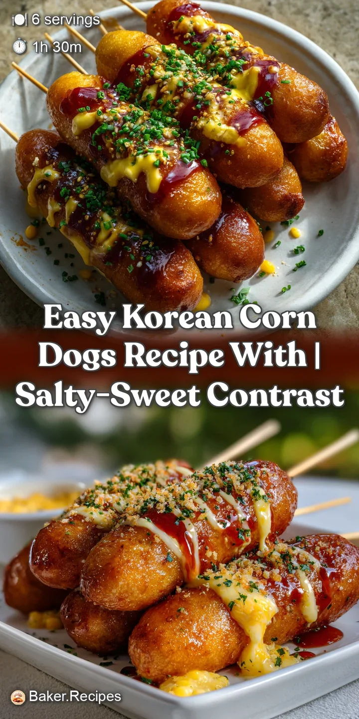 Easy Korean Corn Dogs Recipe with | Salty-Sweet Contrast