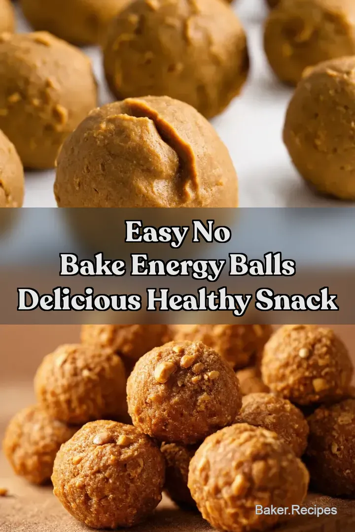 Easy No Bake Energy Balls Delicious Healthy Snack