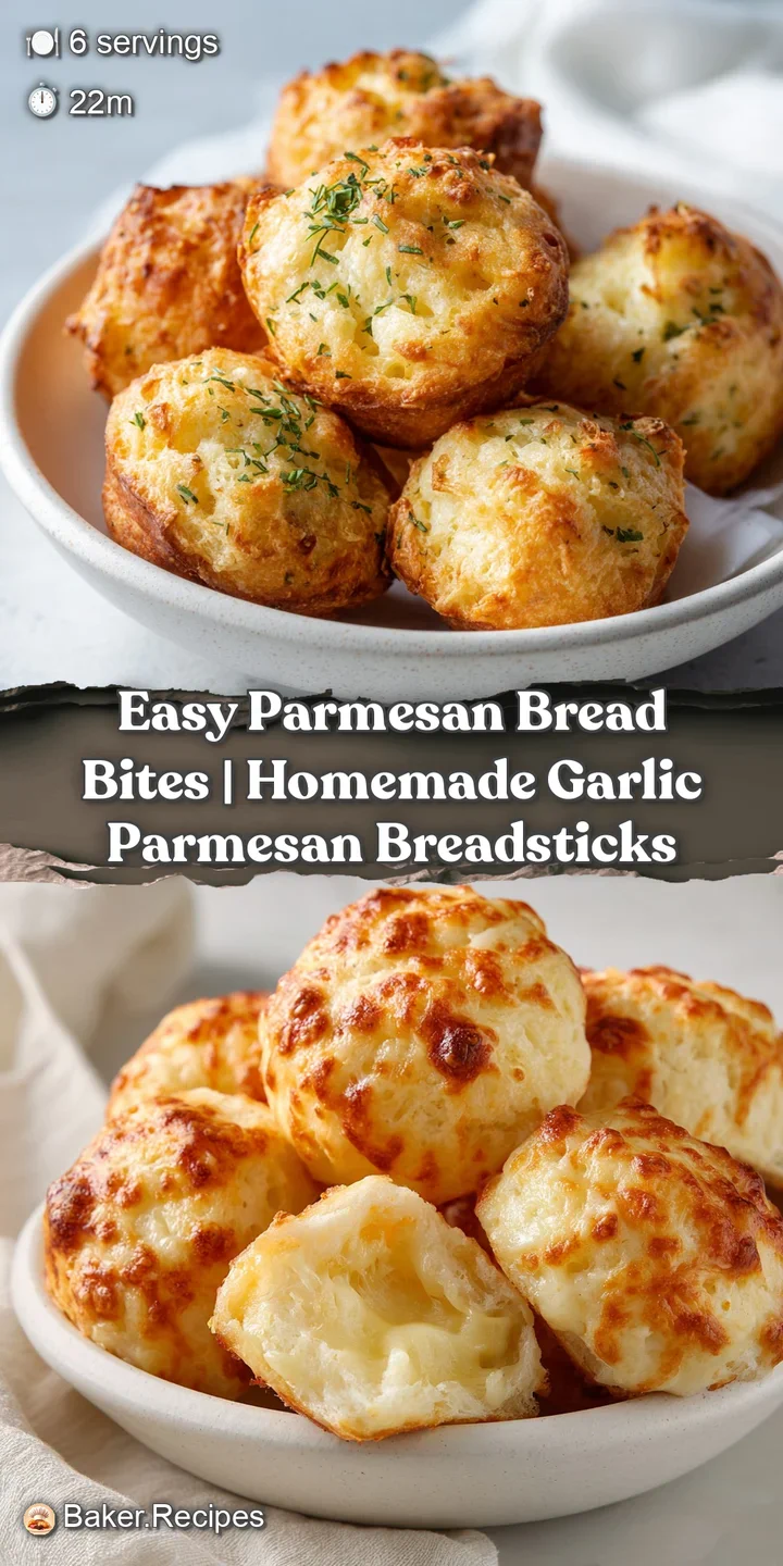 Close-up of a chewy, golden bread bite with melted parmesan, glistening with a hint of garlic butter.