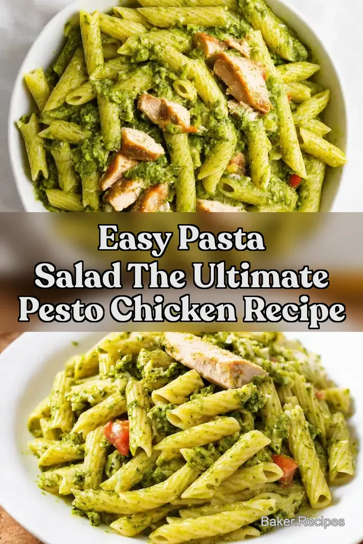 Easy Pasta Salad The Ultimate Pesto Chicken Recipe