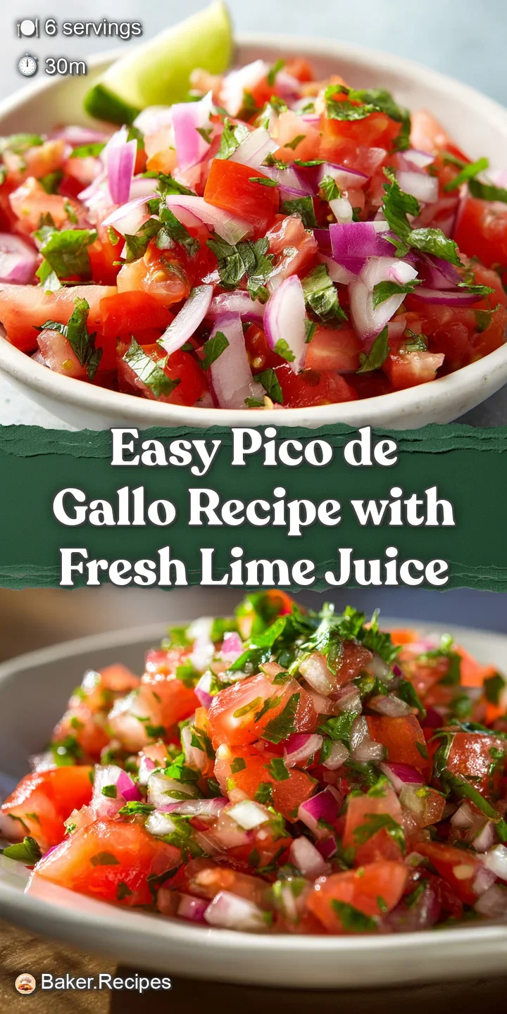 Close-up of chunky, freshly made Pico de Gallo. Juices glisten, highlighting the vibrant reds and greens.