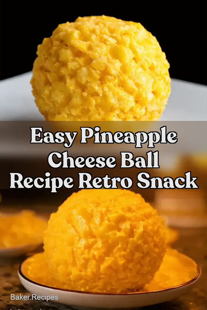 Easy Pineapple Cheese Ball Recipe Retro Snack