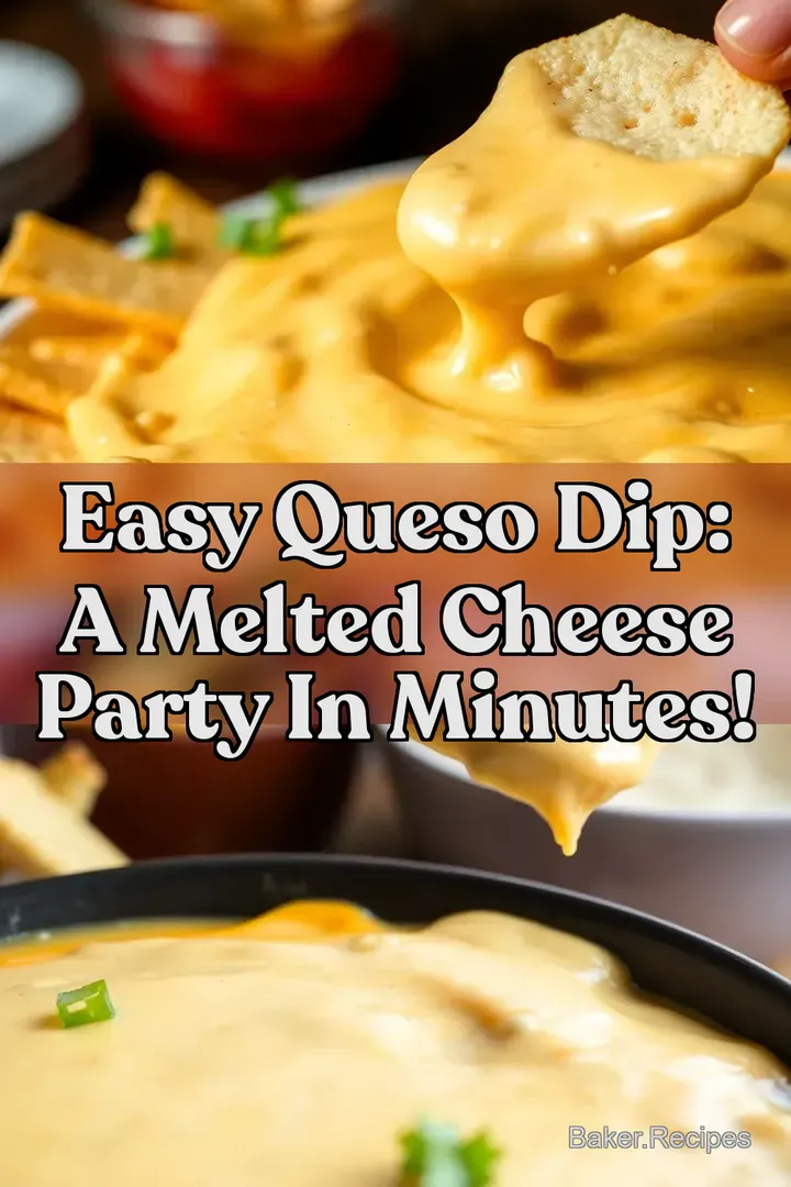 Easy Queso Dip: A Melted Cheese Party in Minutes!