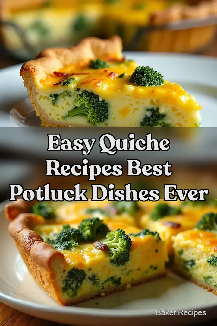 Easy Quiche Recipes Best Potluck Dishes Ever