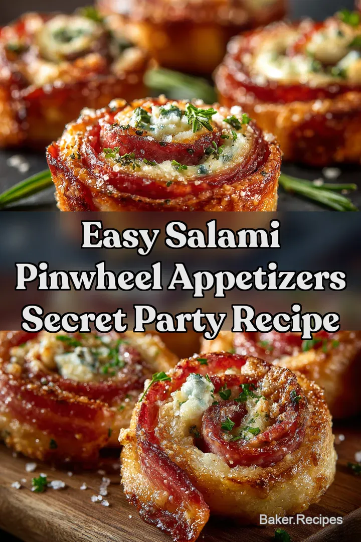 Easy Salami Pinwheel Appetizers Secret Party Recipe