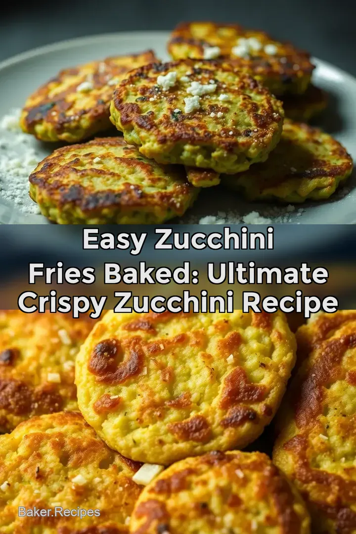 Easy Zucchini Fries Baked: Ultimate Crispy Zucchini Recipe