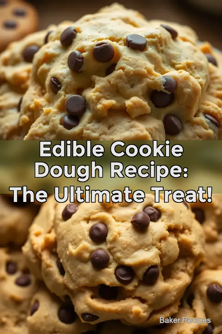 Edible Cookie Dough Recipe: The Ultimate Treat!