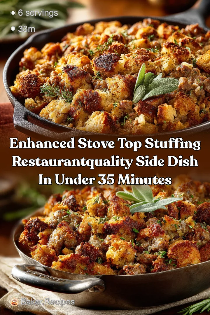 Enhanced Stove Top Stuffing RestaurantQuality Side Dish in Under 35 Minutes