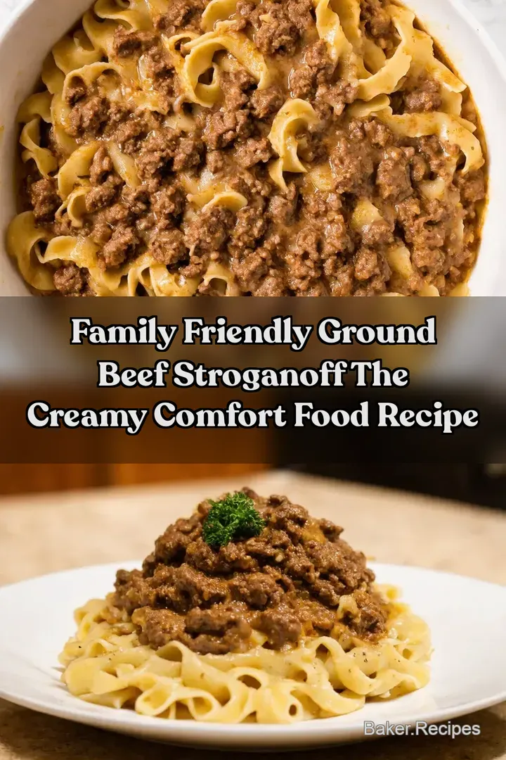 Family Friendly Ground Beef Stroganoff The Creamy Comfort Food Recipe
