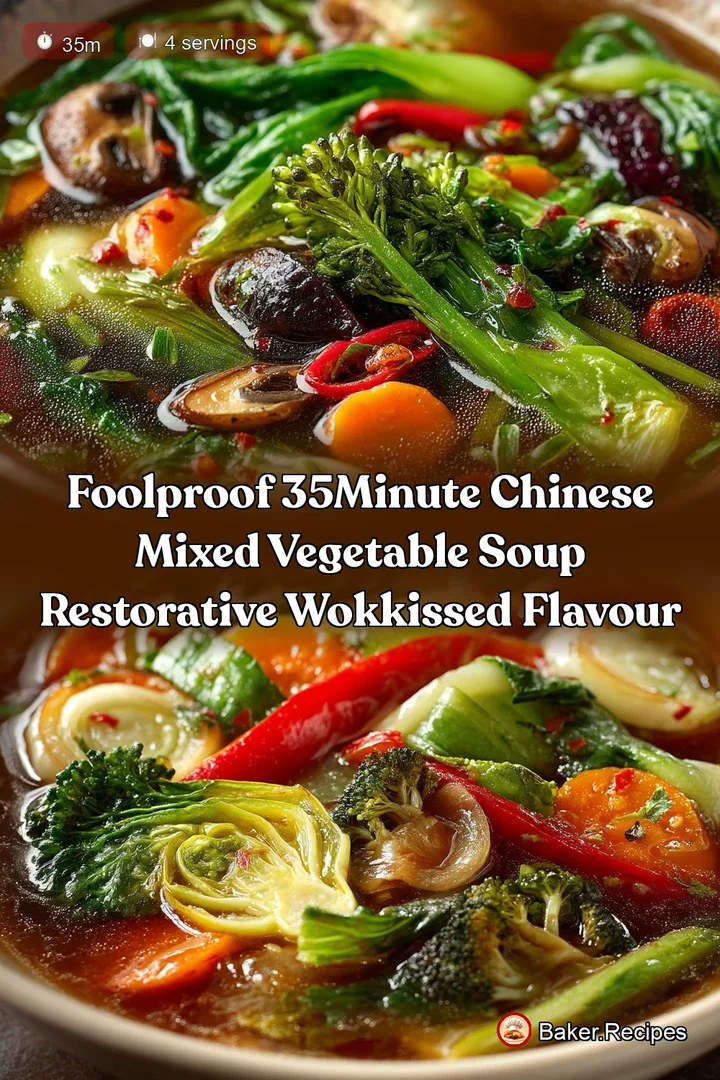 Foolproof 35Minute Chinese Mixed Vegetable Soup Restorative WokKissed Flavour