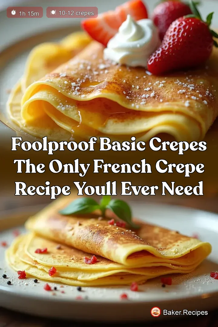 Foolproof Basic Crepes The Only French Crepe Recipe Youll Ever Need