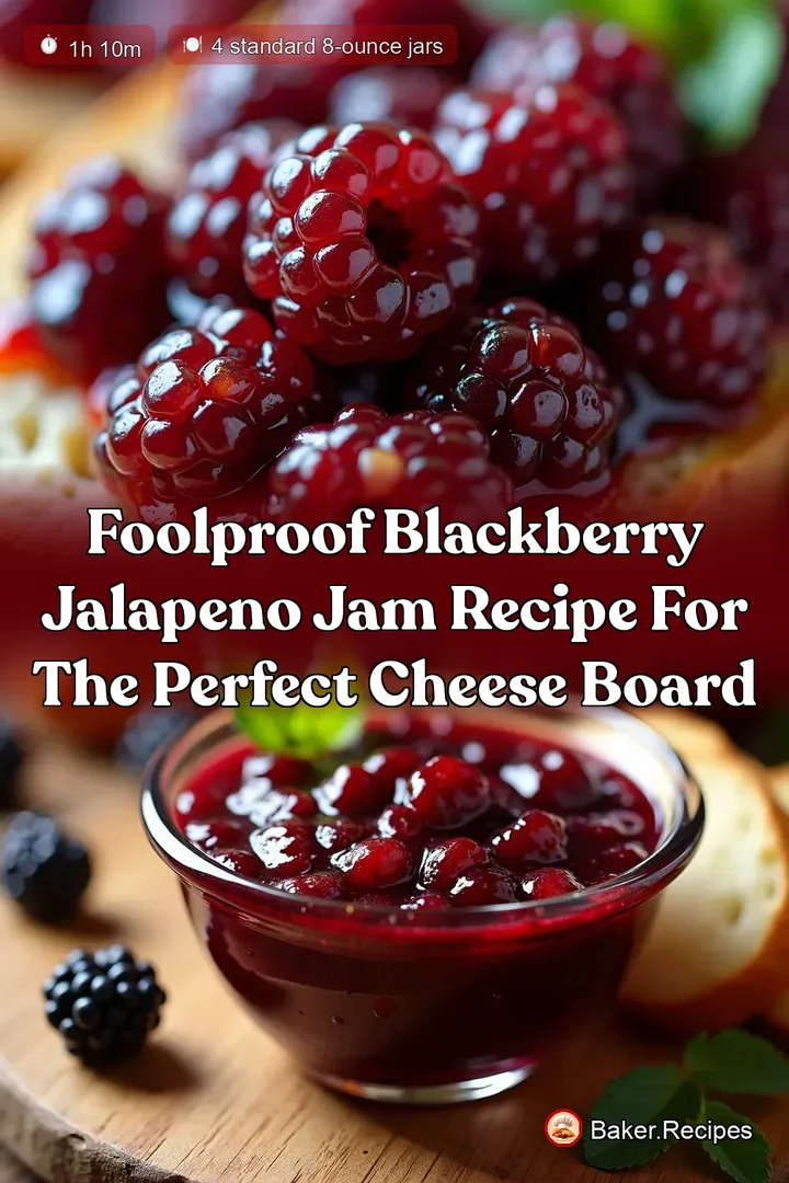 Foolproof Blackberry Jalapeno Jam Recipe for the Perfect Cheese Board