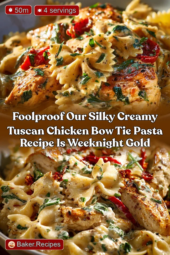 Foolproof Our Silky Creamy Tuscan Chicken Bow Tie Pasta Recipe is Weeknight Gold