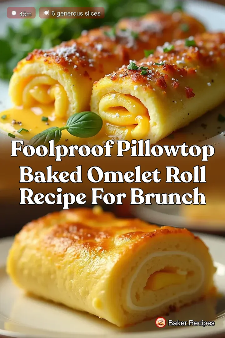 Foolproof PillowTop Baked Omelet Roll Recipe for Brunch