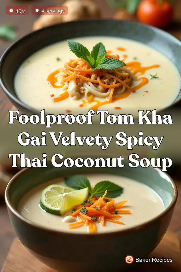 Foolproof Tom Kha Gai Velvety Spicy Thai Coconut Soup