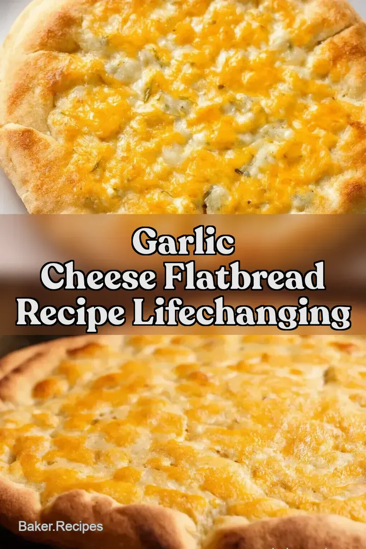 Garlic Cheese Flatbread Recipe LifeChanging