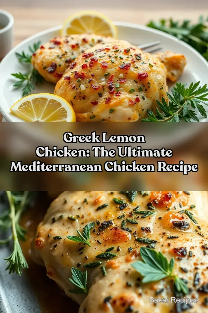 Greek Lemon Chicken: The Ultimate Mediterranean Chicken Recipe