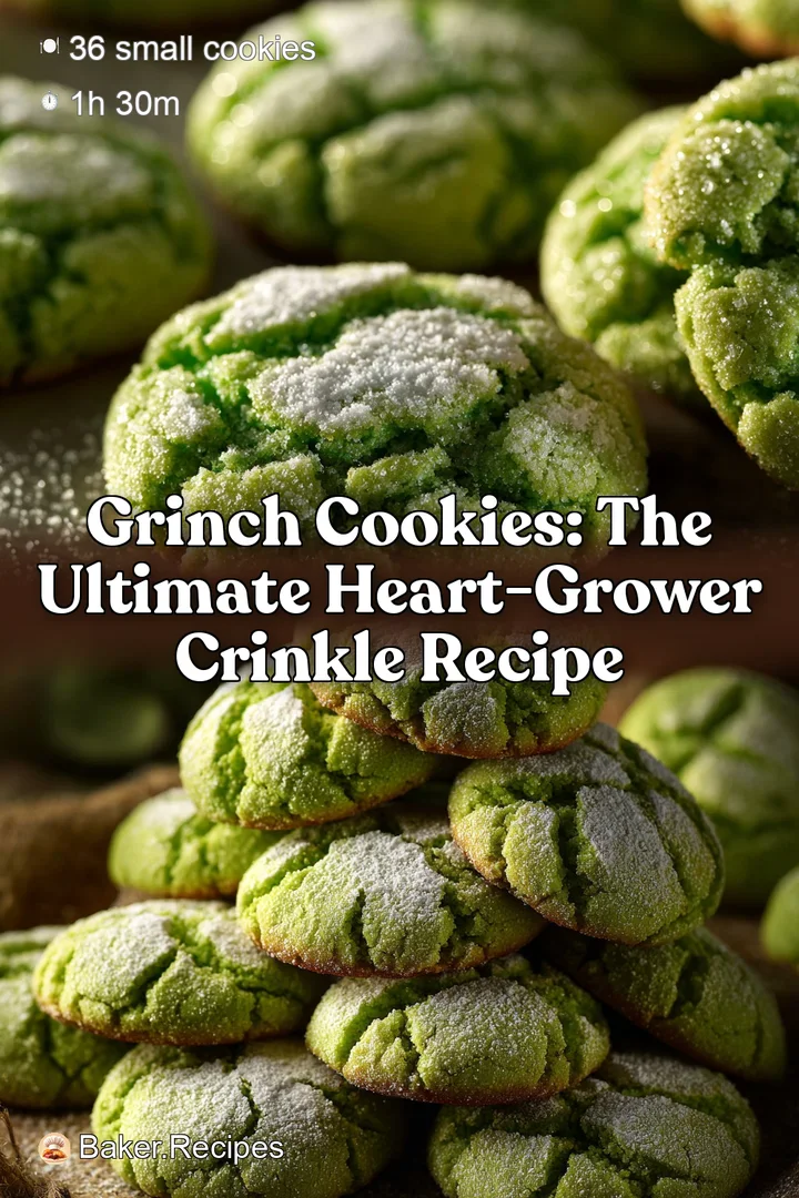 Grinch Cookies: The Ultimate Heart-Grower Crinkle Recipe