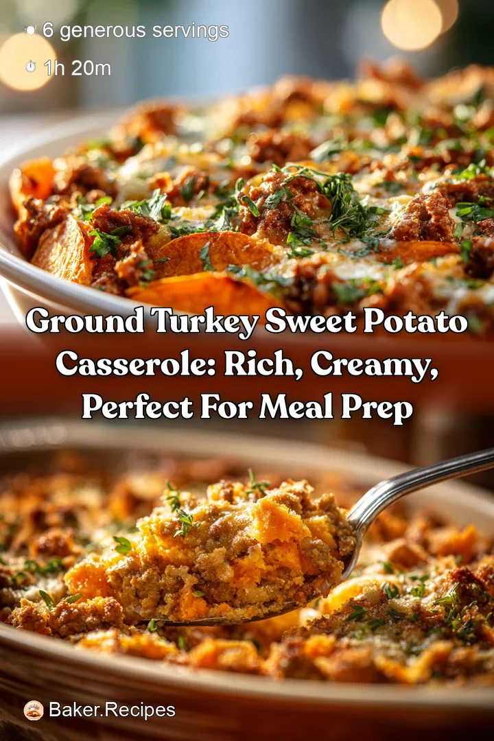Ground Turkey Sweet Potato Casserole: Rich Creamy Perfect for Meal Prep