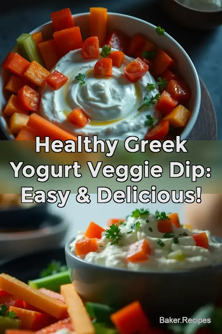 Healthy Greek Yogurt Veggie Dip: Easy & Delicious!
