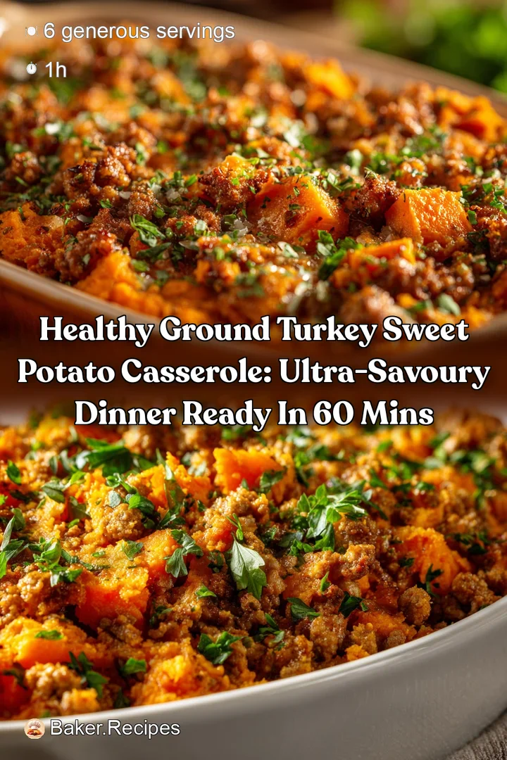 Healthy Ground Turkey Sweet Potato Casserole: Ultra-Savoury Dinner Ready in 60 Mins