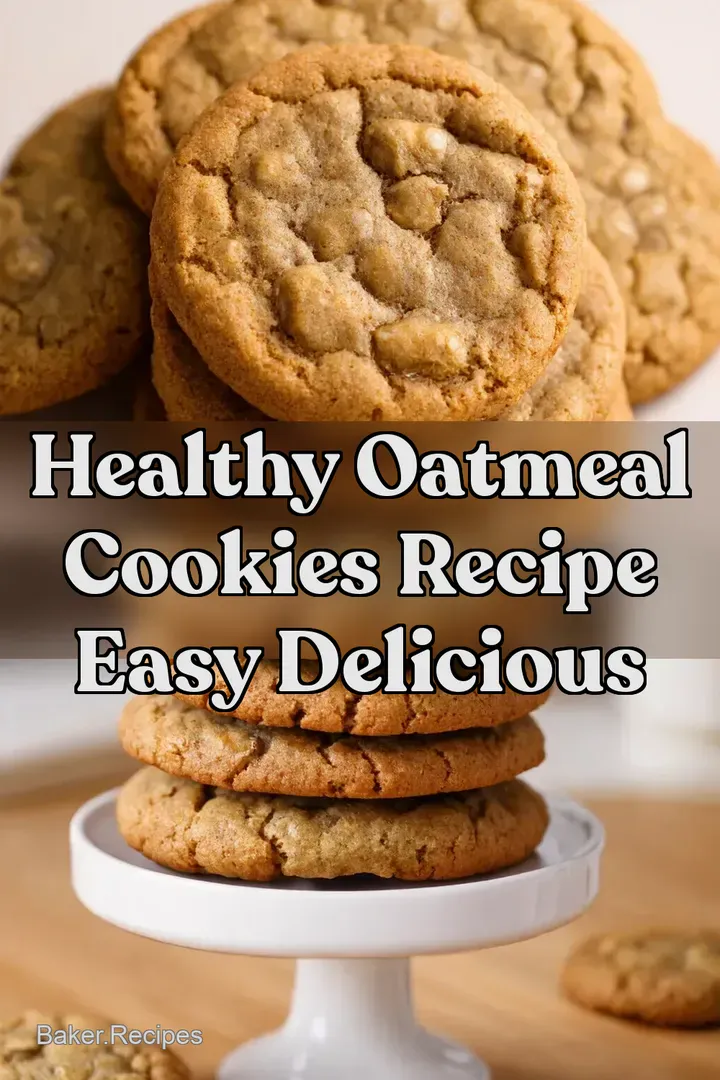 Healthy Oatmeal Cookies Recipe Easy Delicious