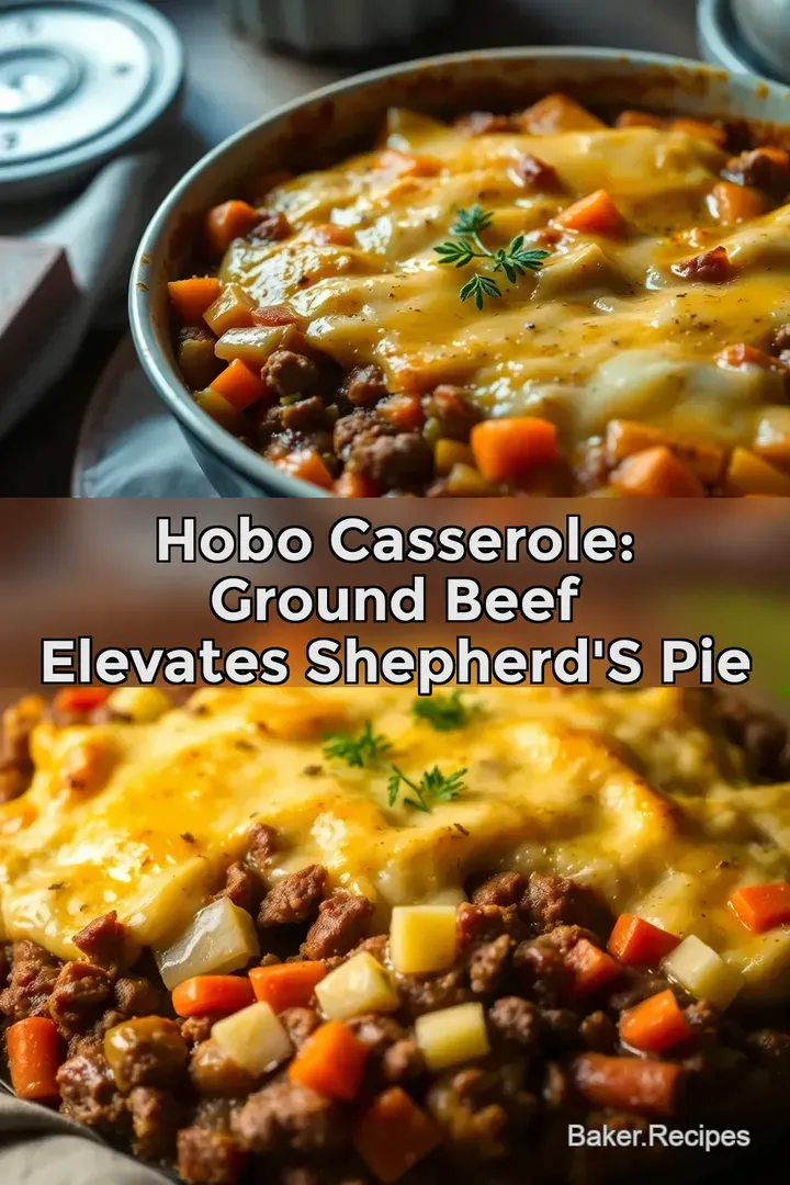 Hobo Casserole: Ground Beef Elevates Shepherd s Pie