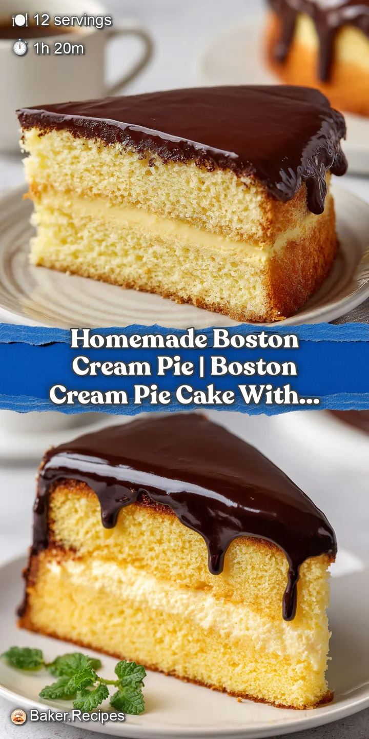 Extreme close-up of silky pastry cream and moist yellow cake topped with a smooth, glossy layer of dark chocolate.