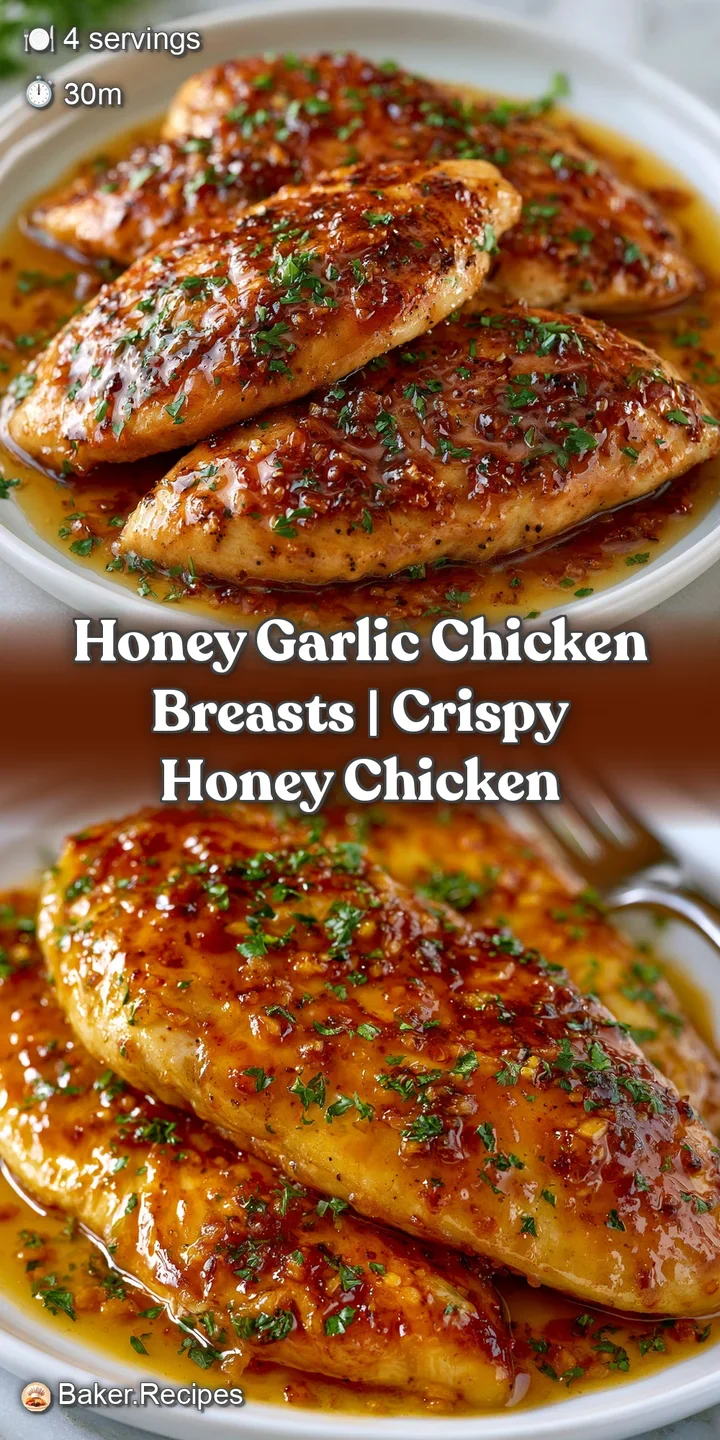 Extreme close-up of glistening, caramelized chicken breasts with visible garlic bits and a rich, syrupy glaze.