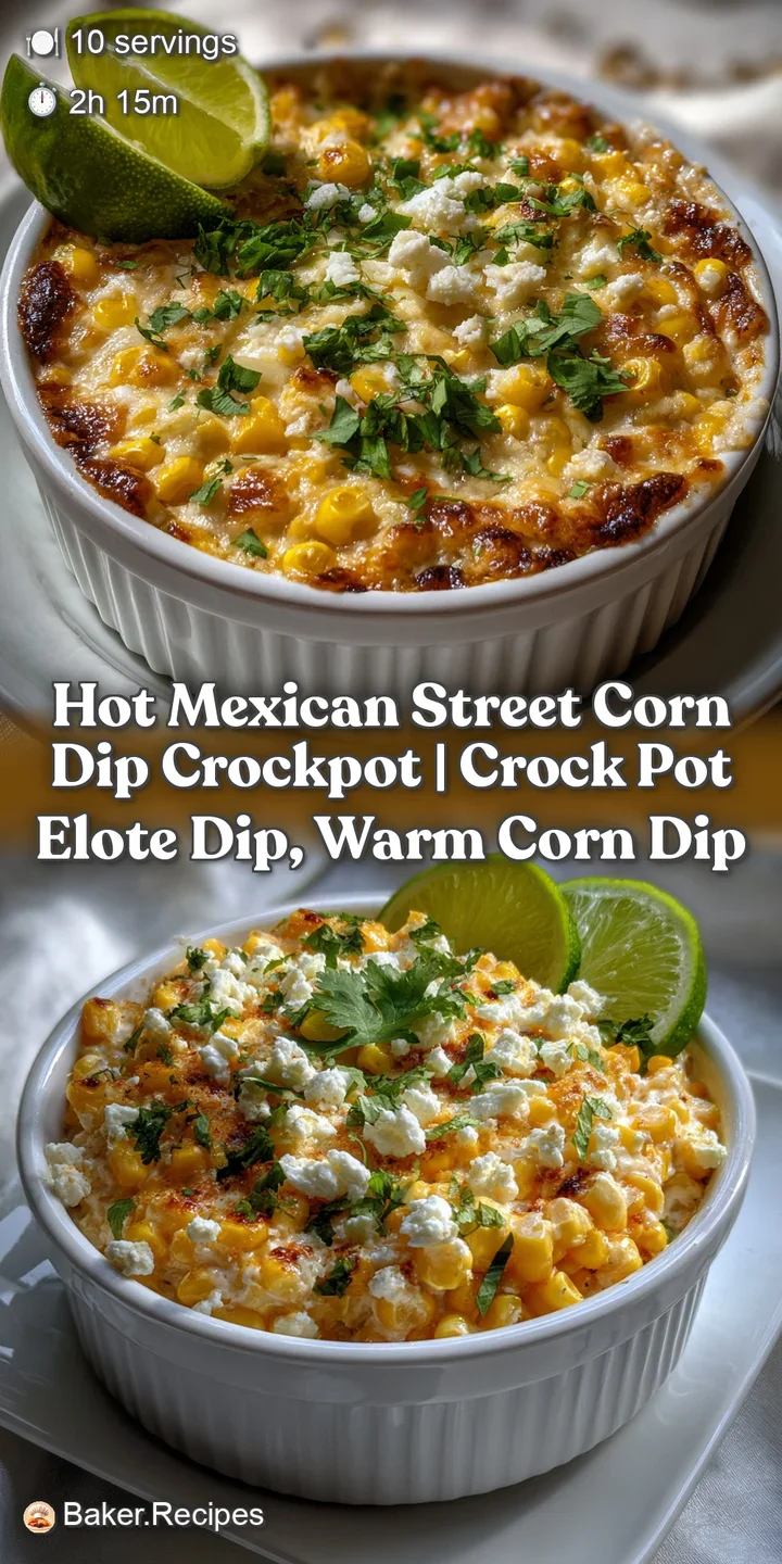 Hot Mexican Street Corn Dip Crockpot | Crock Pot Elote Dip Warm Corn Dip