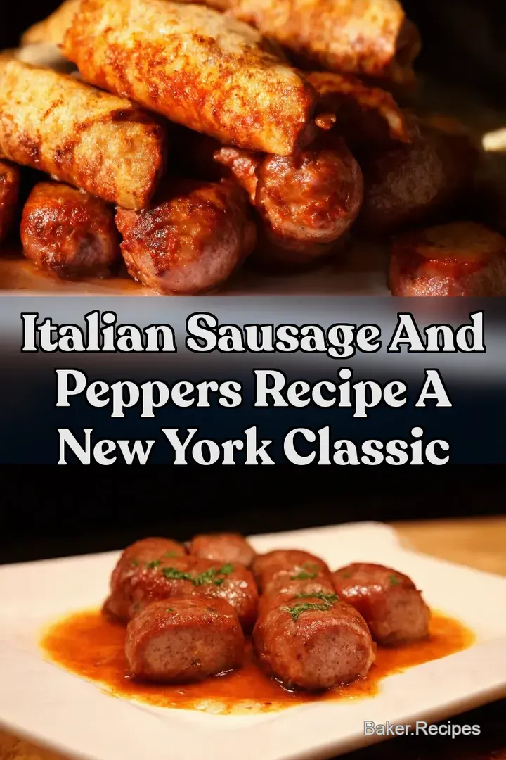 Italian Sausage and Peppers Recipe A New York Classic