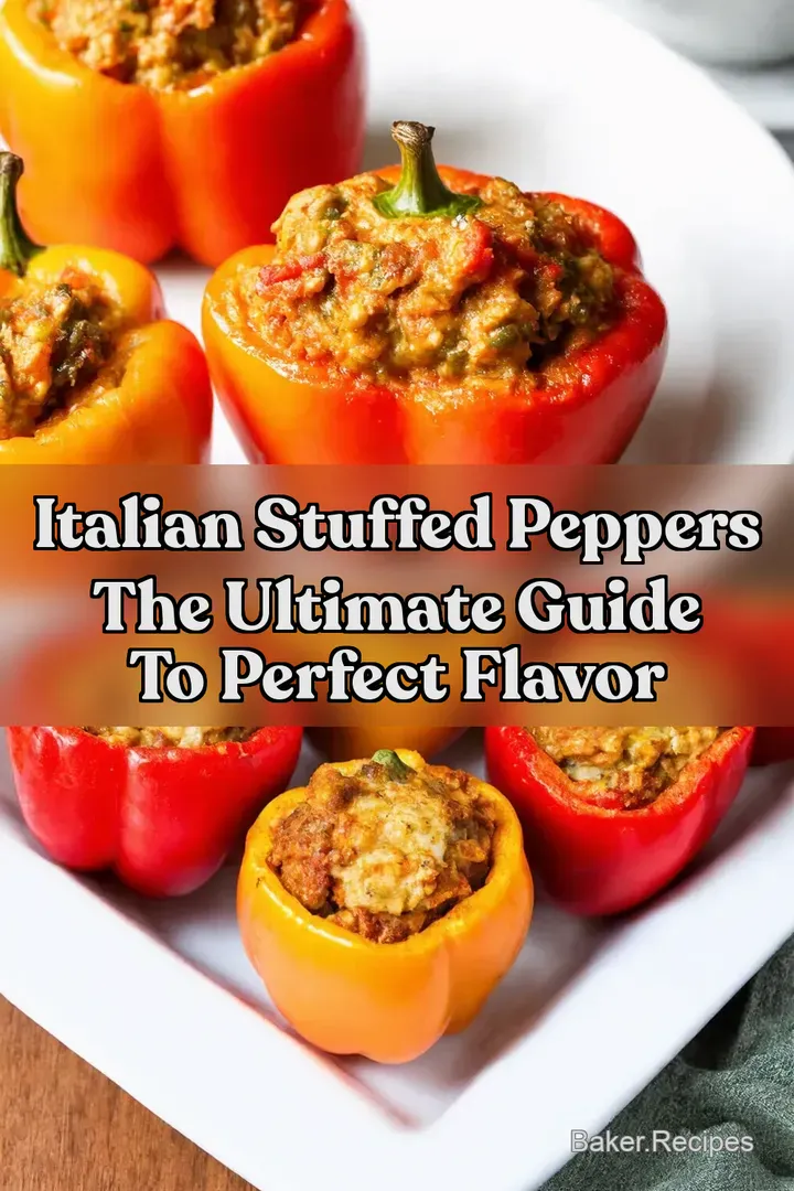Italian Stuffed Peppers The Ultimate Guide to Perfect Flavor