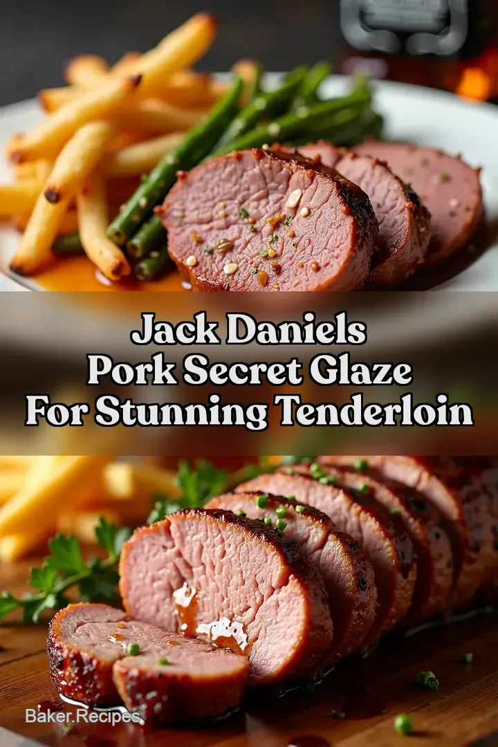 Jack Daniels Pork Secret Glaze for Stunning Tenderloin
