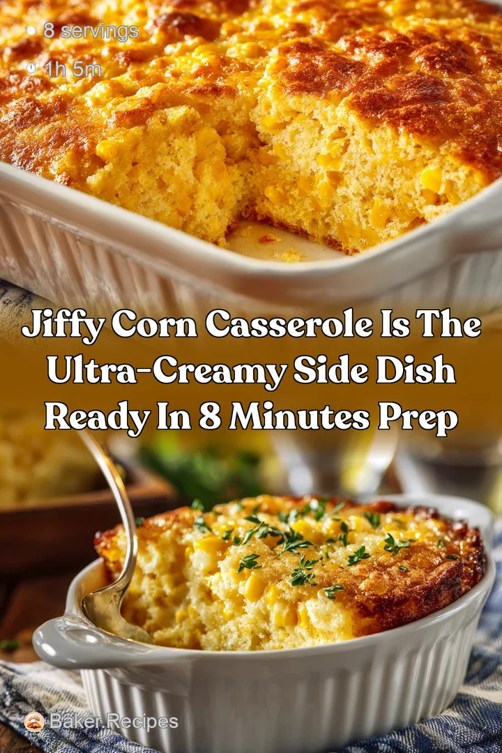 Jiffy Corn Casserole is the Ultra-Creamy Side Dish Ready in 8 Minutes Prep