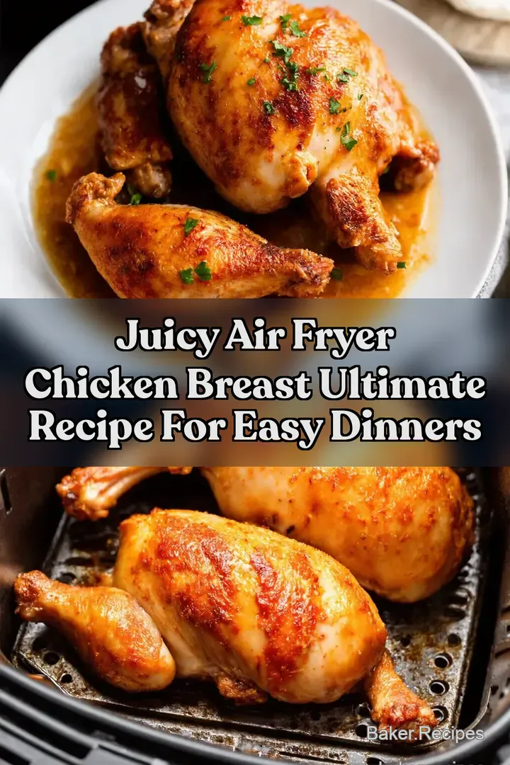 Juicy Air Fryer Chicken Breast Ultimate Recipe for Easy Dinners