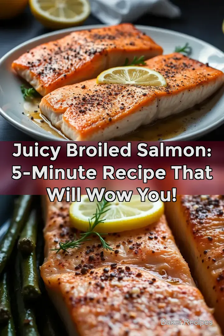 Juicy Broiled Salmon: 5-Minute Recipe That Will Wow You!