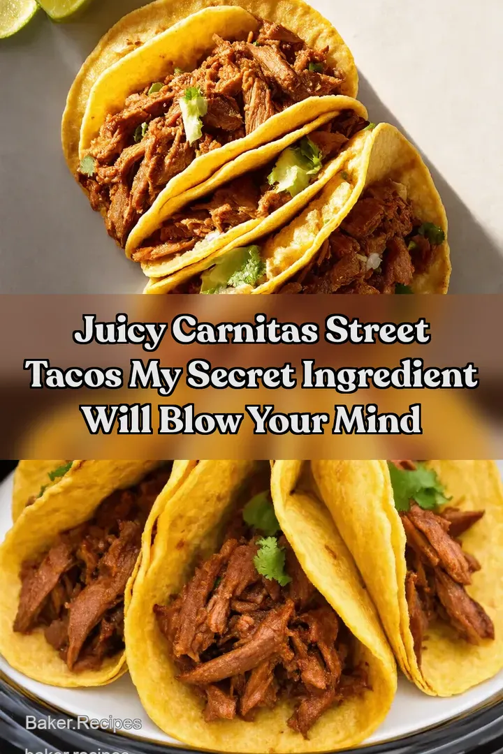 Juicy Carnitas Street Tacos My Secret Ingredient Will Blow Your Mind