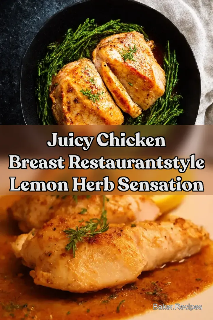 Juicy Chicken Breast RestaurantStyle Lemon Herb Sensation