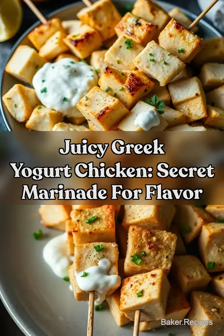 Juicy Greek Yogurt Chicken: Secret Marinade for Flavor