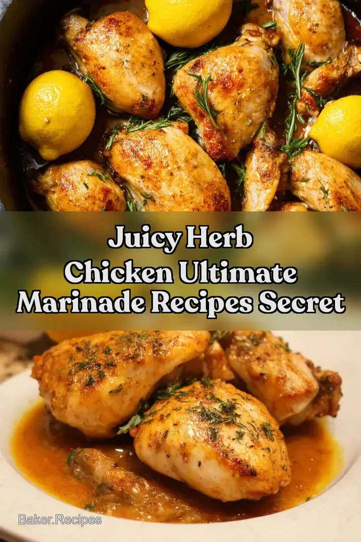 Juicy Herb Chicken Ultimate Marinade Recipes Secret