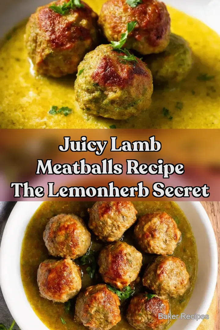 Juicy Lamb Meatballs Recipe The LemonHerb Secret