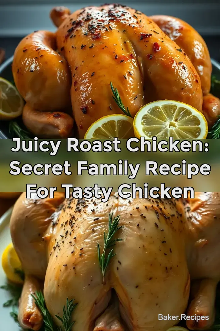 Juicy Roast Chicken: Secret Family Recipe For Tasty Chicken